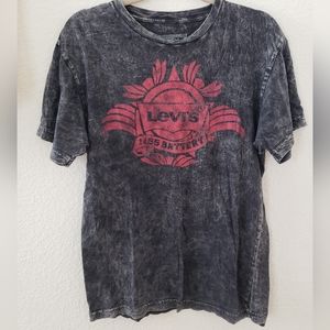 Levi's Vintage Black Acid Washed Short Sleeve T-Shirt